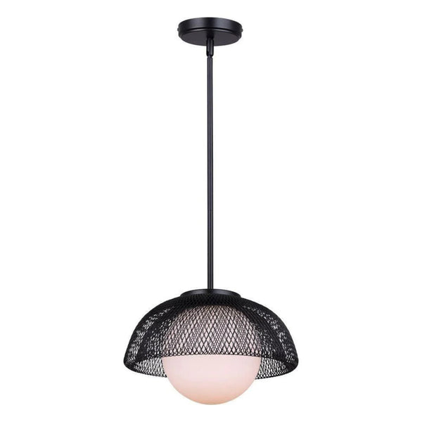 Suspendu Simple Emerich Noir Mat