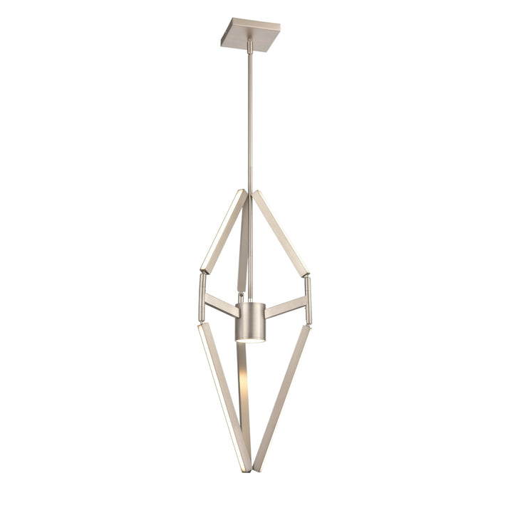 Suspendu Maud AC LED Argent brossé