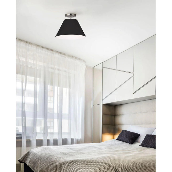 Plafonnier Talia Argent brossé