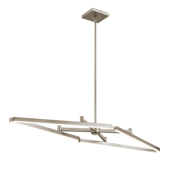 Suspendu Maud AC LED Argent brossé