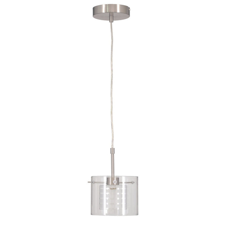 Suspendu Simple Raya Argent brossé