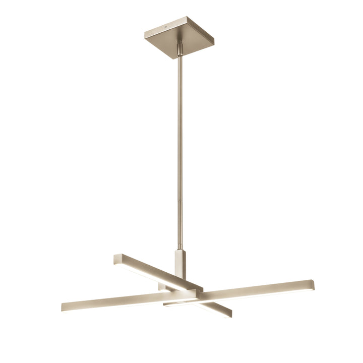 Suspendu Maud AC LED Argent brossé