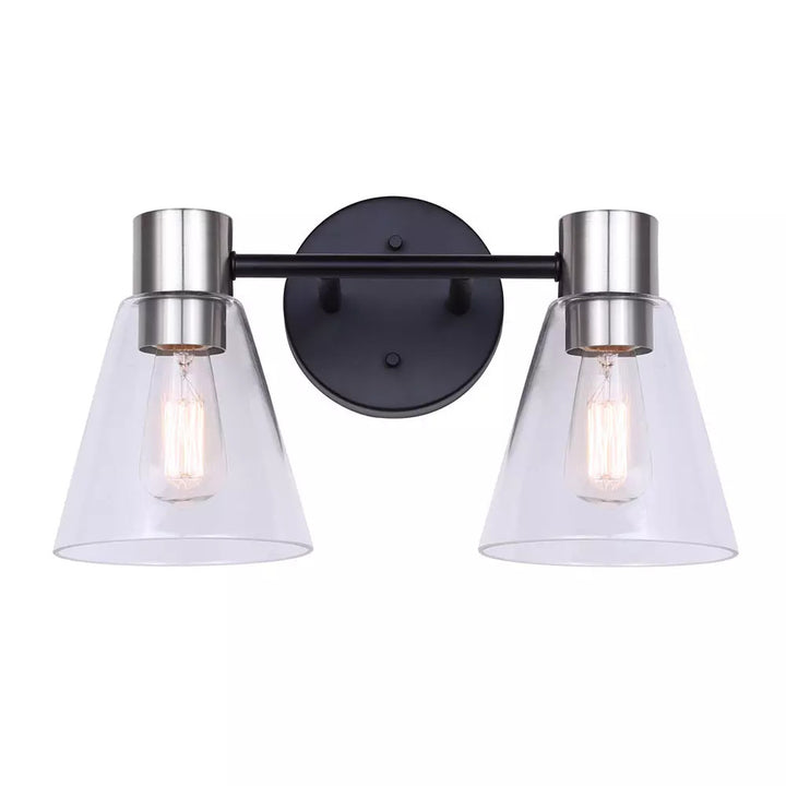 Murale salle de bain Davina Noir Mat