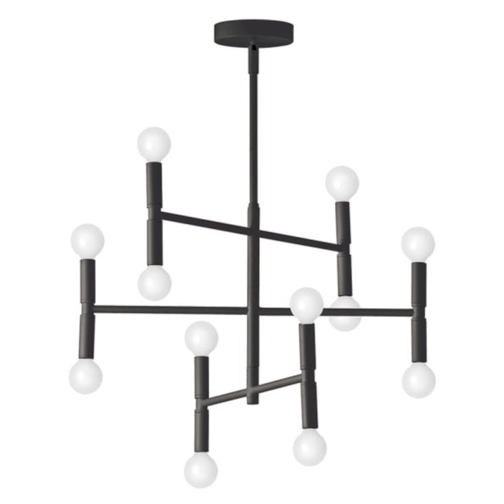 Suspendu Ava Noir Mat