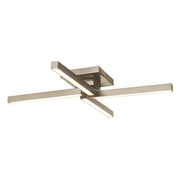 Plafonnier Maud AC LED Argent brossé