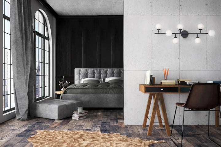 Plafonnier Poppy Noir Mat